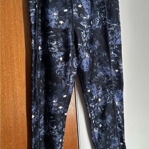Balance Collection, blue multi leggings US M